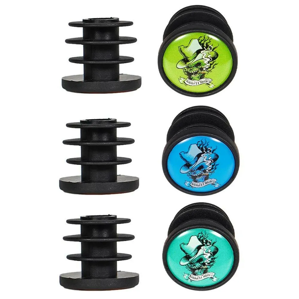1 Pair Bike Handlebar End Plugs Plastic Mountain Road Bicycle Handlebar End Cap Multi-color Cycling Handlebar Accessories