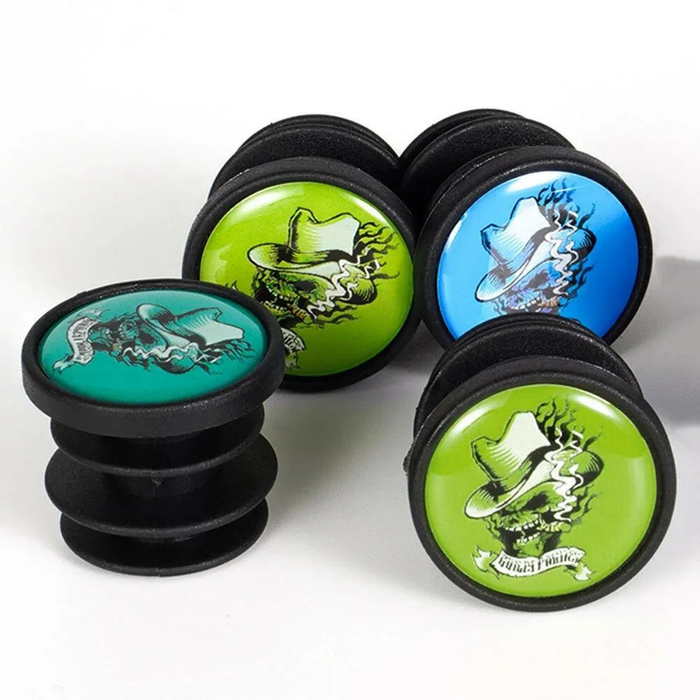 1 Pair Bike Handlebar End Plugs Plastic Mountain Road Bicycle Handlebar End Cap Multi-color Cycling Handlebar Accessories