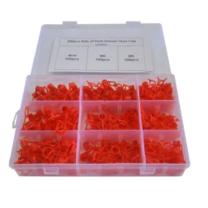 300 Piece Grease Nipple Cap Grab Kit