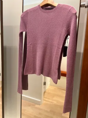 All thumbs cashmere sweater in rosewood