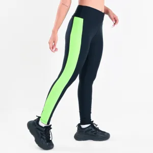 Allure Yoga Pants - Black/Neon
