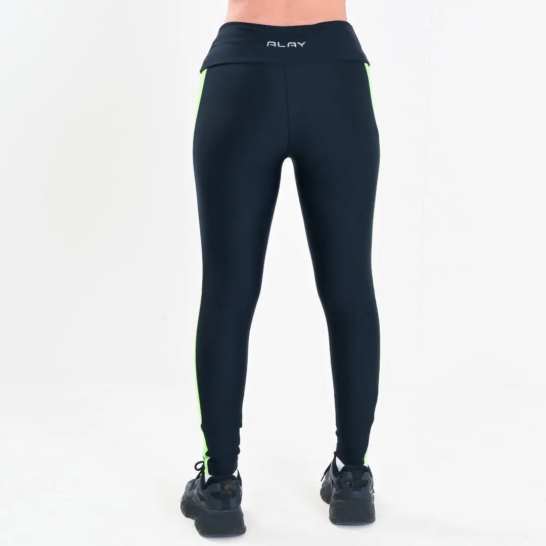 Allure Yoga Pants - Black/Neon