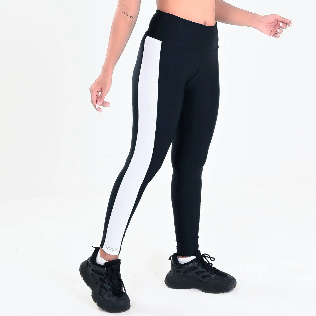Allure Yoga Pants - Black/White