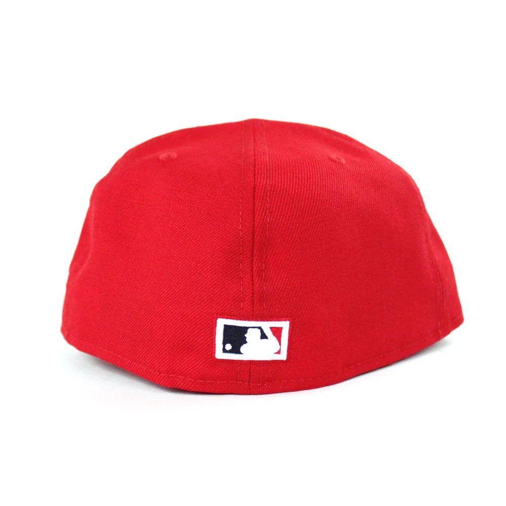 Anaheim Angels 2002 World Series New Era 59Fifty FItted Hat (Gray Under Brim)