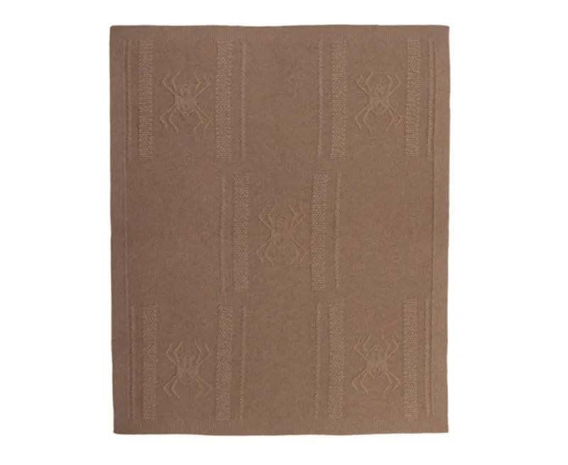 Aranea Cashmere Throw - Taupe
