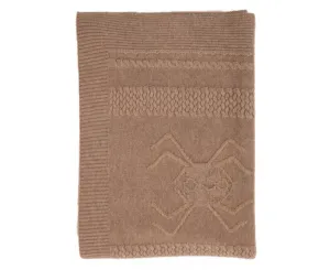 Aranea Cashmere Throw - Taupe