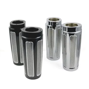 Bagger Nation SC-SF-EXT-13E-C Slider Covers Speed Freak  2in. - Chrome