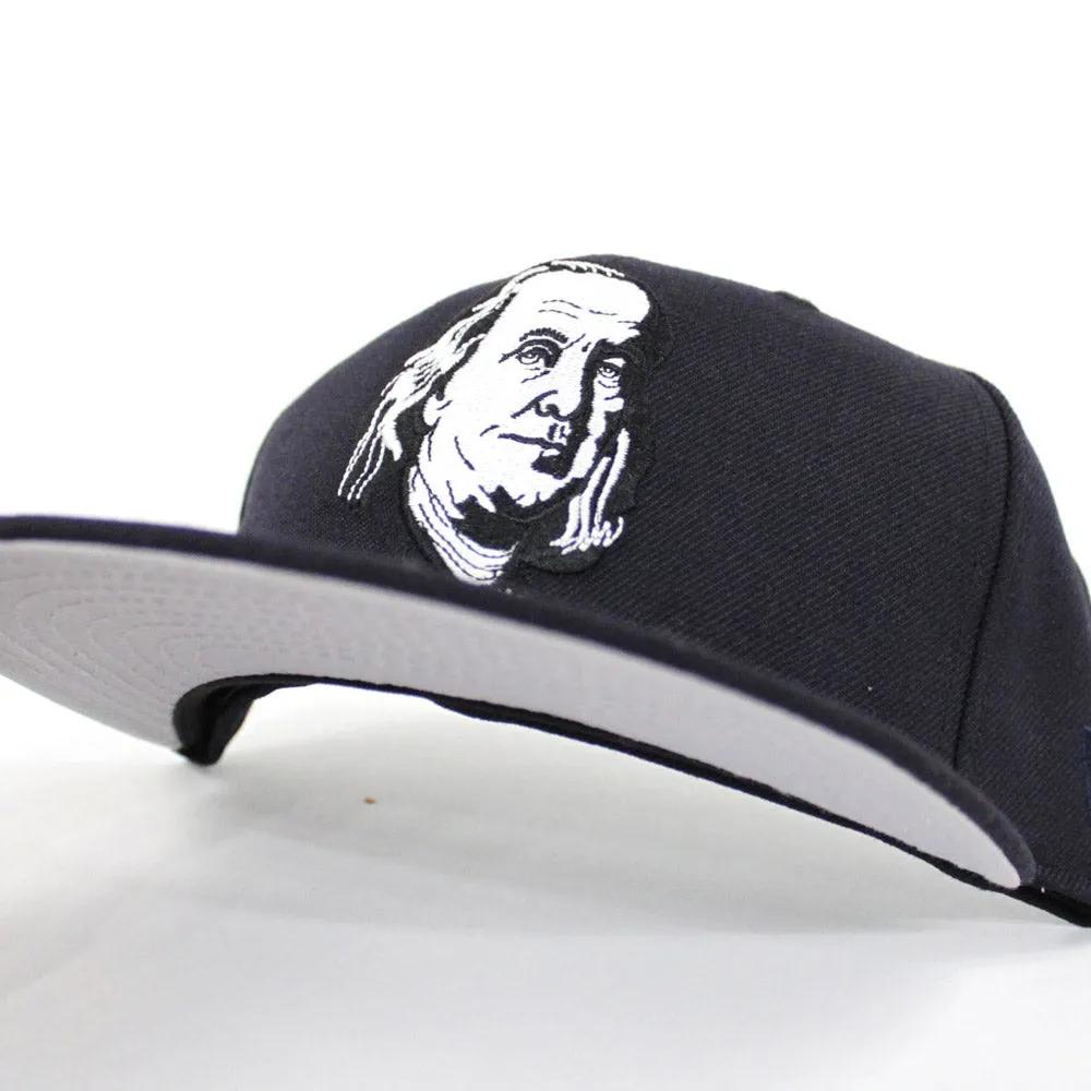 Benjamin Franklin New Era 59fifty Fitted Hat (Navy Gray Under Brim)