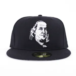 Benjamin Franklin New Era 59fifty Fitted Hat (Navy Gray Under Brim)
