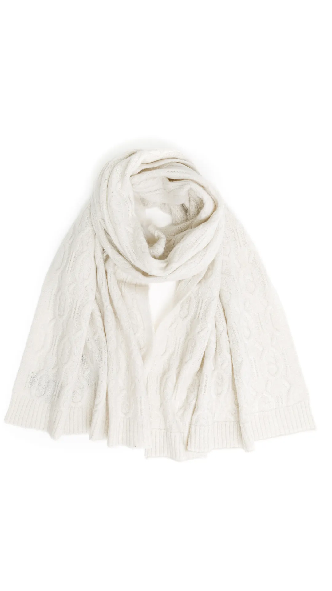 Cable Cashmere Scarf