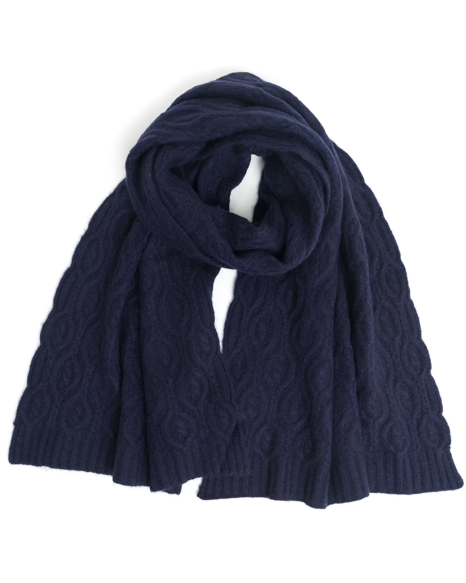 Cable Cashmere Scarf