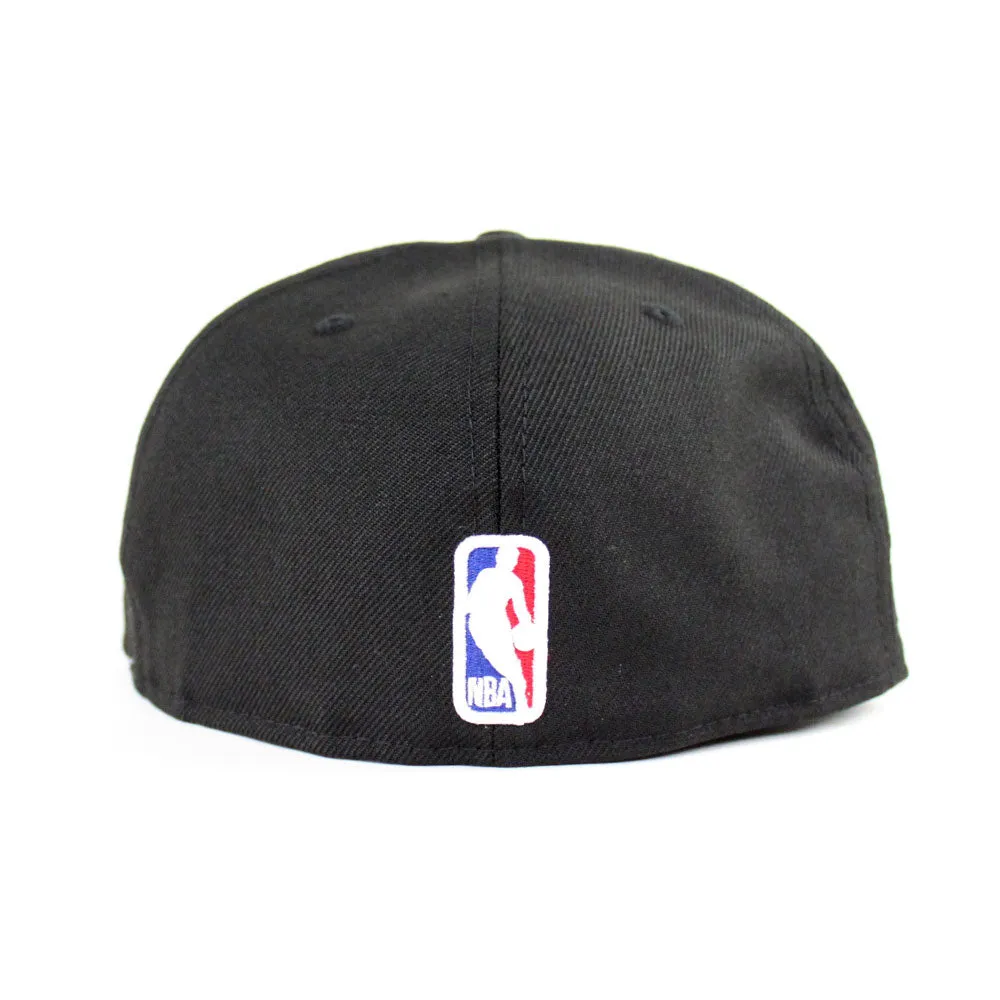 Chicago Bulls NBA CHAMP New Era 59fifty Fitted Hat (Black Gray Under Brim)