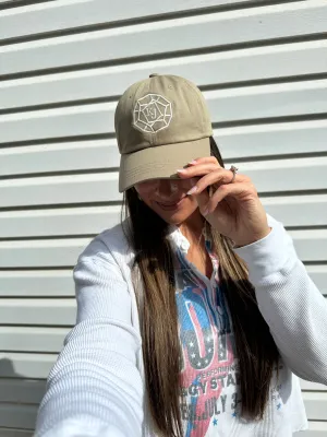 Classic Adjustable Hat - KJ Logo - Khaki