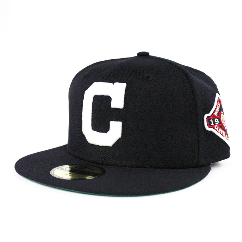Cleveland Indians 1920 World Series 59Fifty New Era Fitted Hat (Green Under Brim)