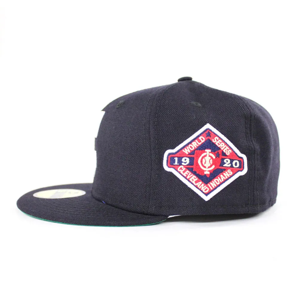 Cleveland Indians 1920 World Series 59Fifty New Era Fitted Hat (Green Under Brim)