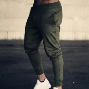 ContiNent 33 Fitness Muscle Gray Jogging Pants Solid Running Pants Men Sport Pencil Pants Men Cotton Soft Bodybuilding Joggers Gym Trousers