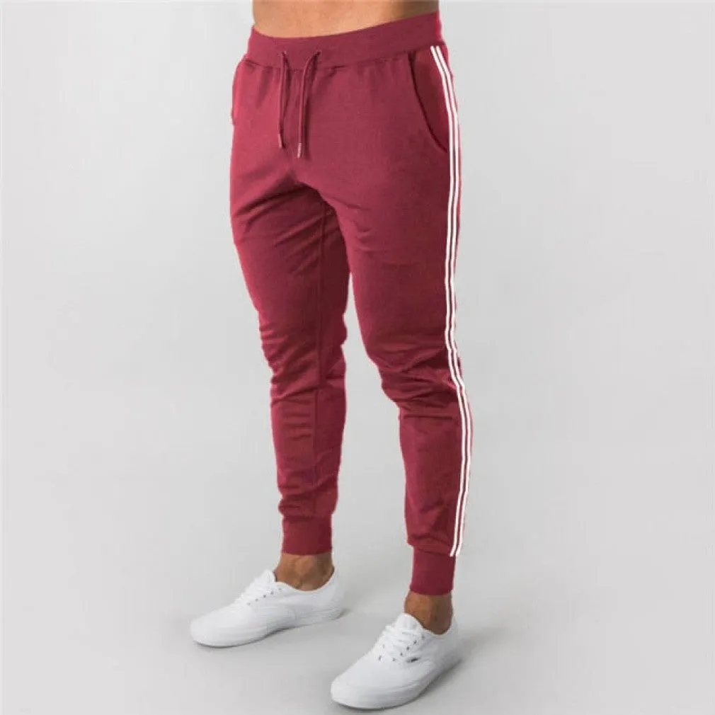 ContiNent 33 Fitness Muscle Gray Jogging Pants Solid Running Pants Men Sport Pencil Pants Men Cotton Soft Bodybuilding Joggers Gym Trousers