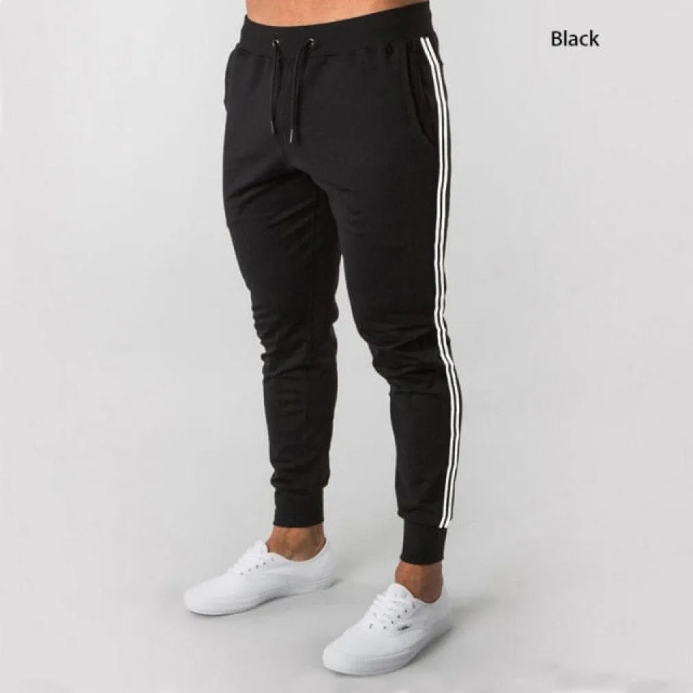 ContiNent 33 Fitness Muscle Gray Jogging Pants Solid Running Pants Men Sport Pencil Pants Men Cotton Soft Bodybuilding Joggers Gym Trousers