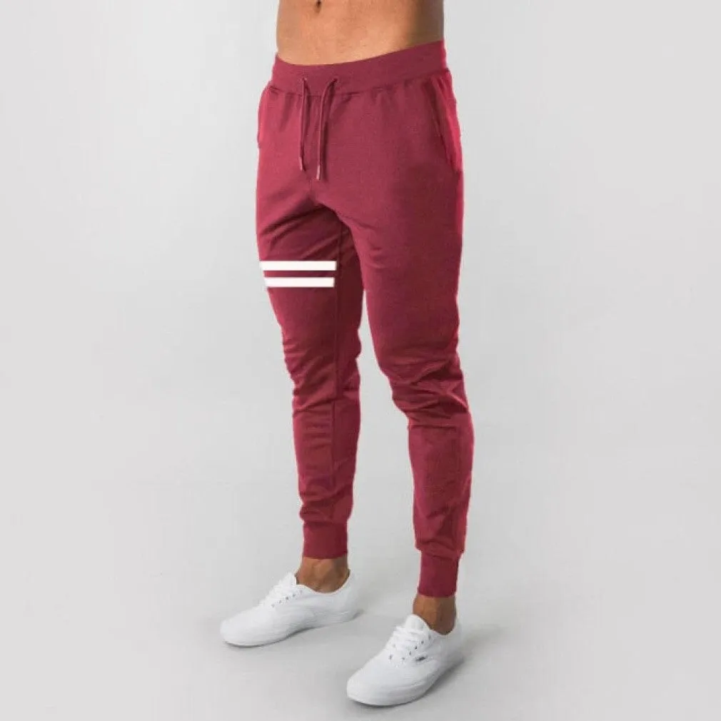 ContiNent 33 Fitness Muscle Gray Jogging Pants Solid Running Pants Men Sport Pencil Pants Men Cotton Soft Bodybuilding Joggers Gym Trousers