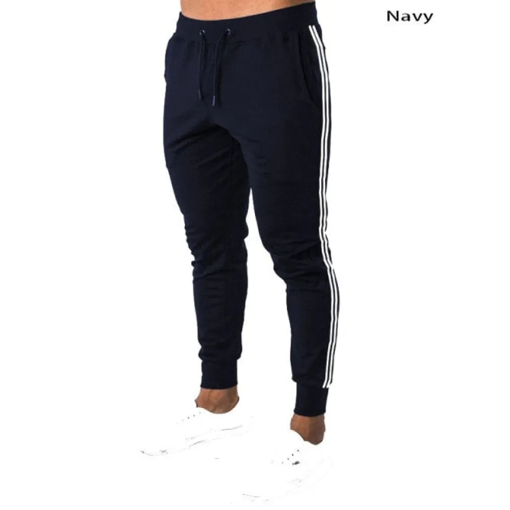 ContiNent 33 Fitness Muscle Gray Jogging Pants Solid Running Pants Men Sport Pencil Pants Men Cotton Soft Bodybuilding Joggers Gym Trousers