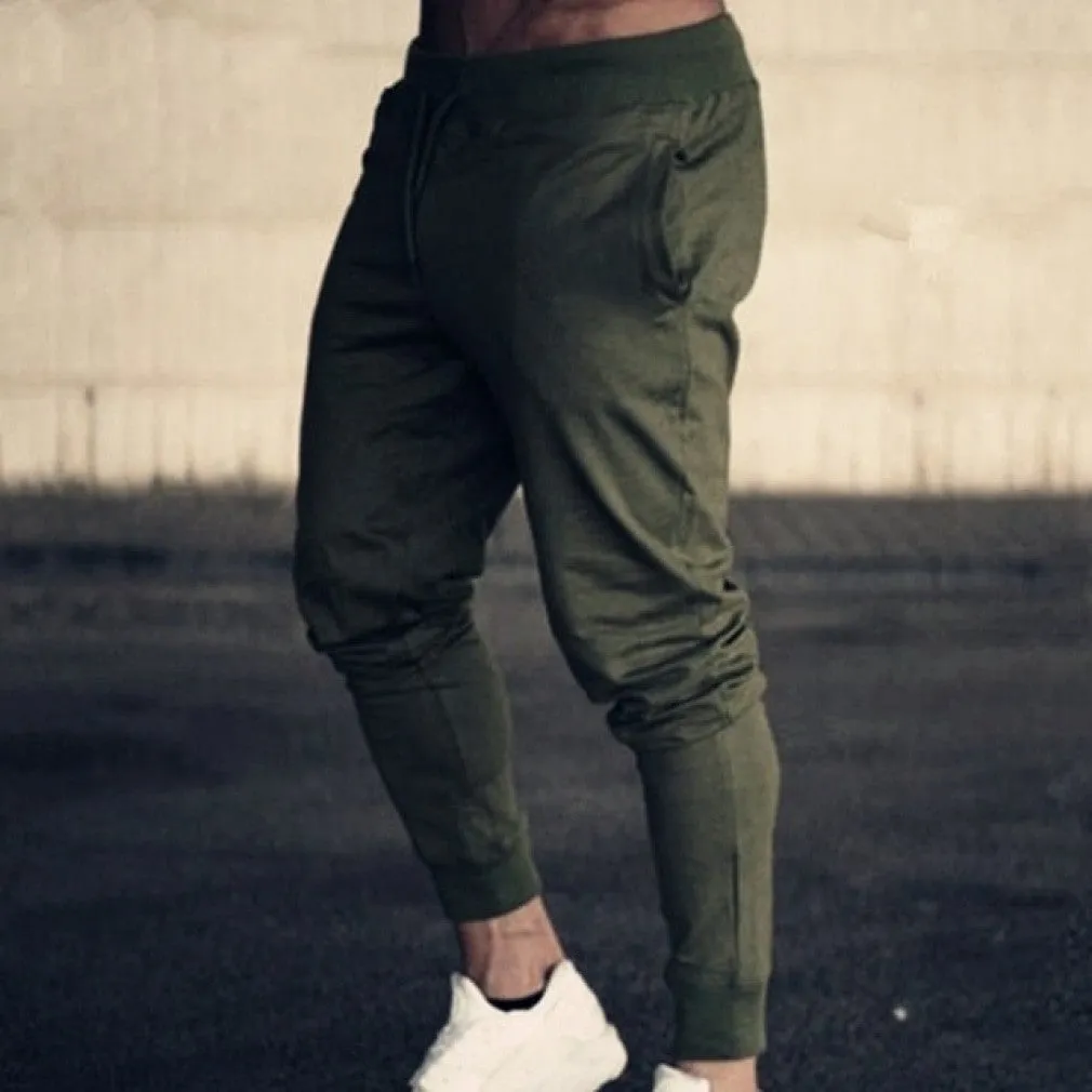 ContiNent 33 Fitness Muscle Gray Jogging Pants Solid Running Pants Men Sport Pencil Pants Men Cotton Soft Bodybuilding Joggers Gym Trousers