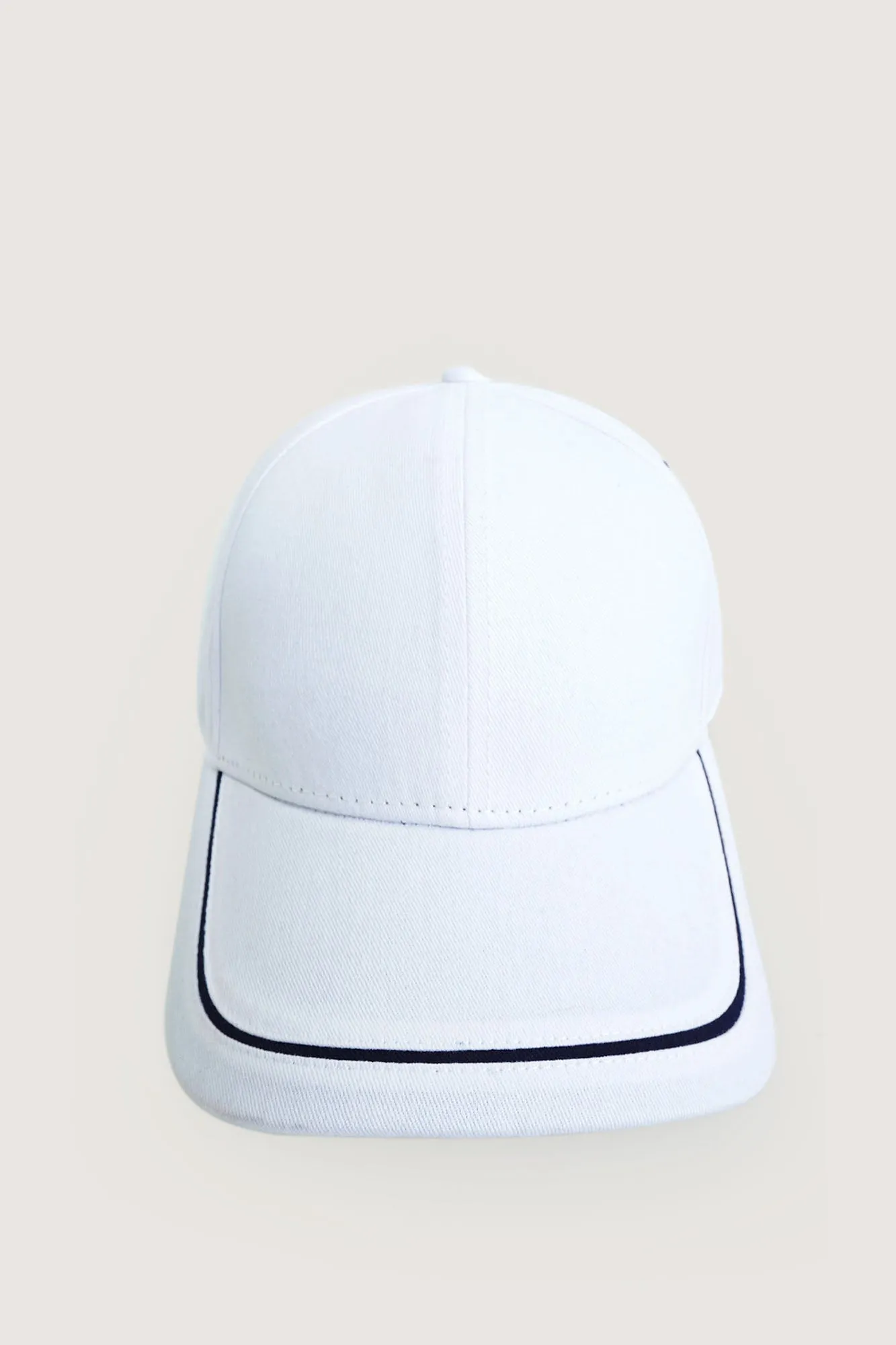 Contrast Trim Baseball Cap