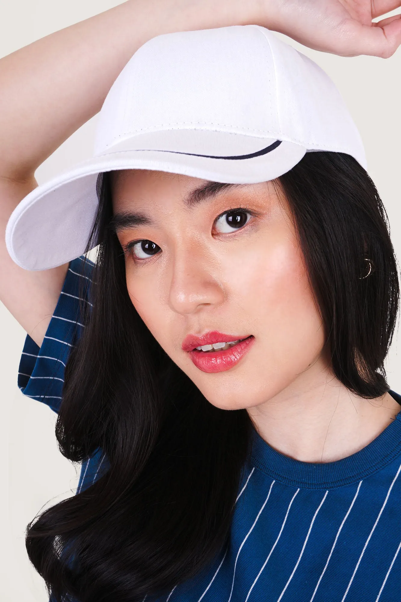 Contrast Trim Baseball Cap