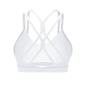 Cross Back Strapy Sports Bra