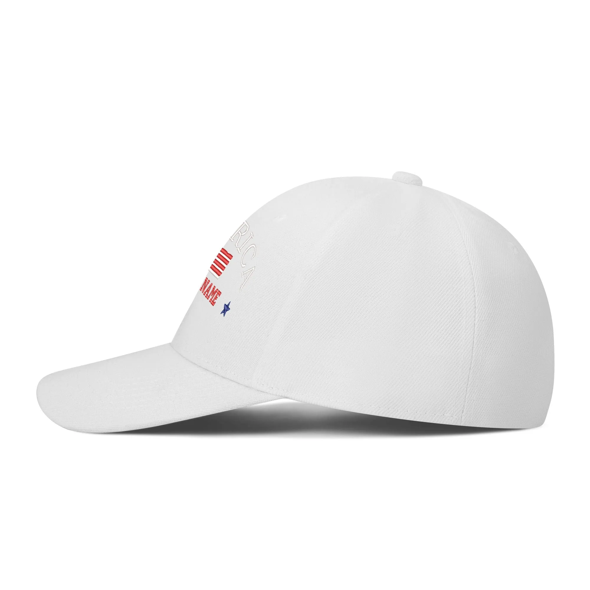 Customizable Name American Embroidered Baseball Cap