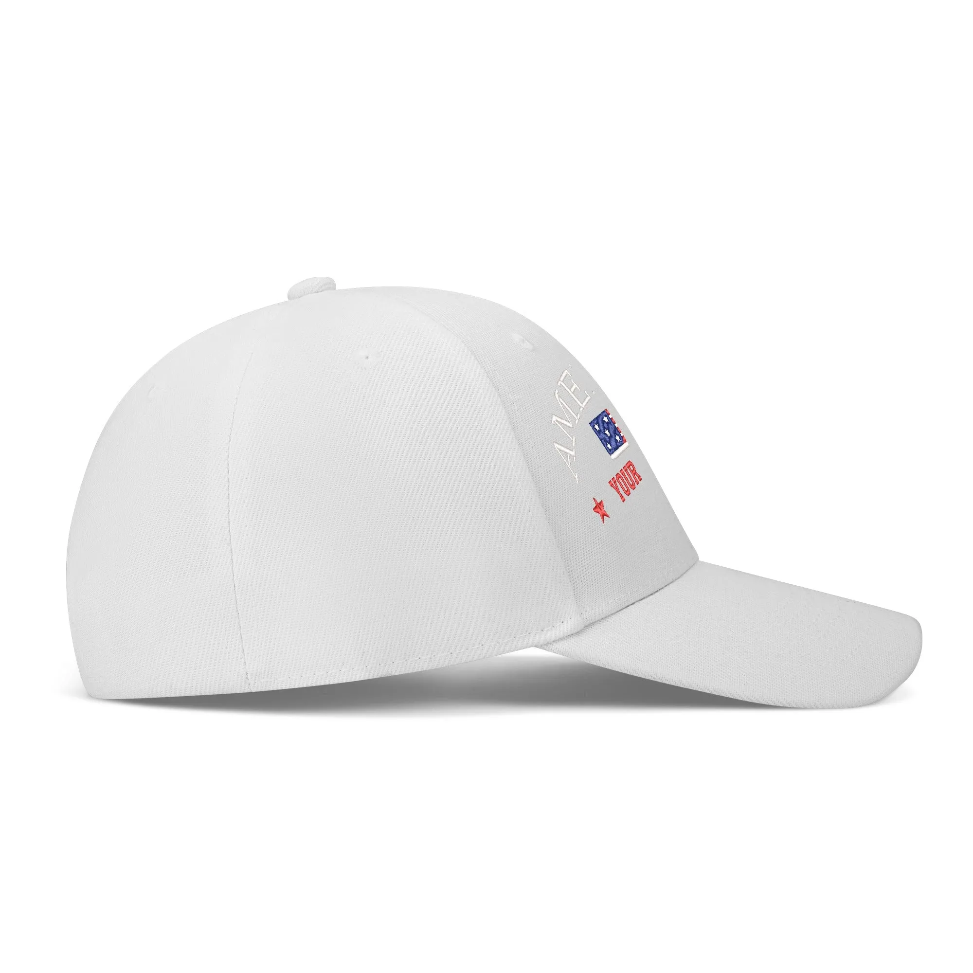 Customizable Name American Embroidered Baseball Cap