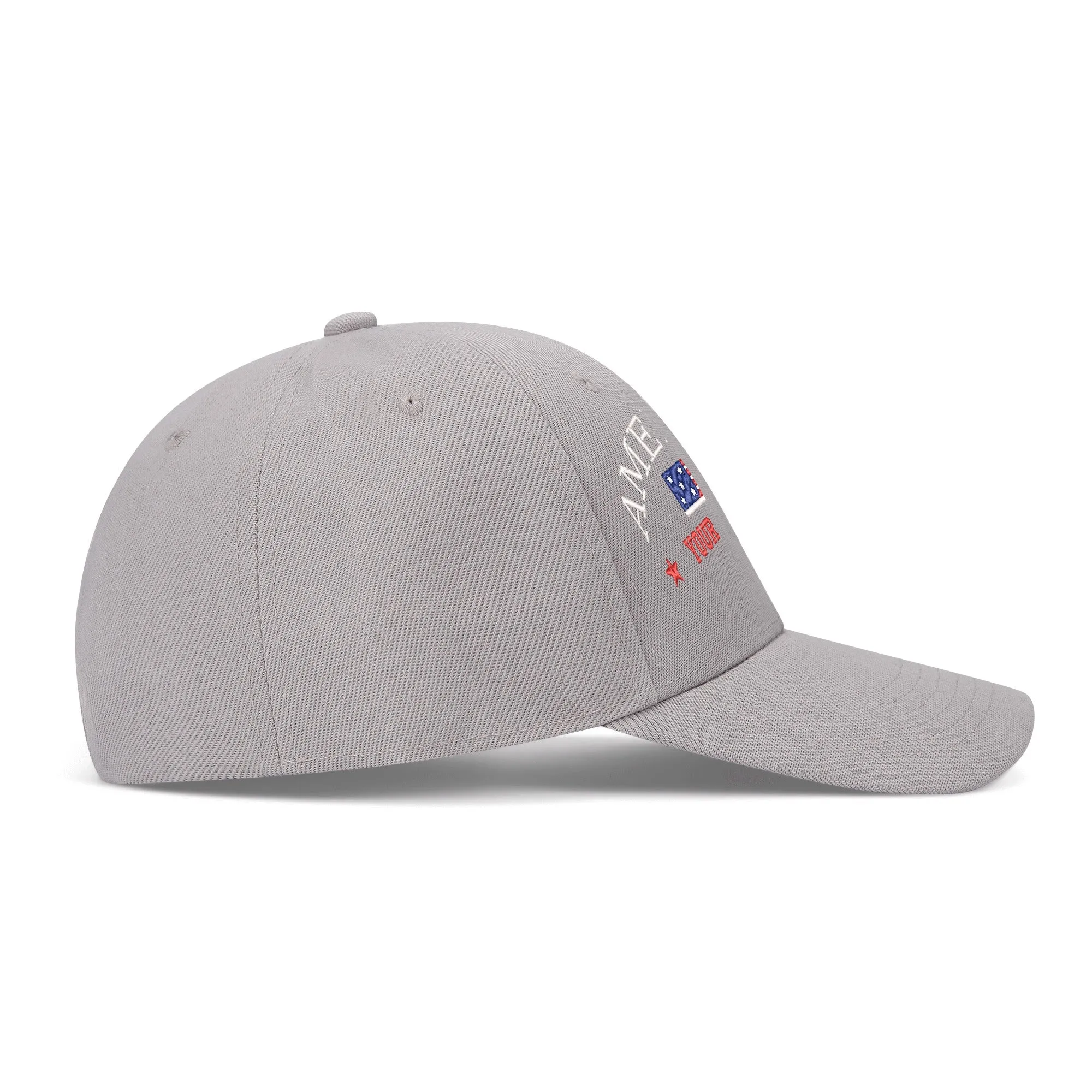 Customizable Name American Embroidered Baseball Cap
