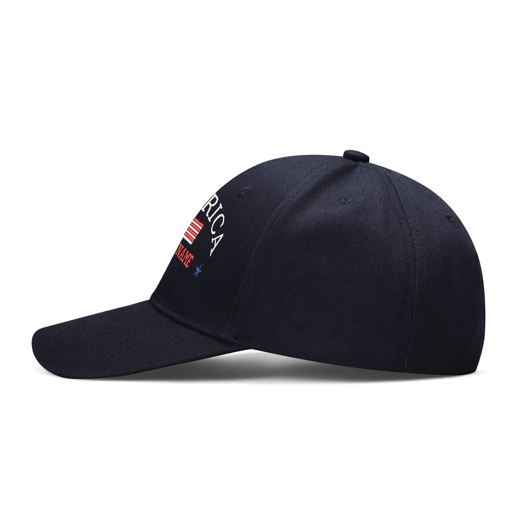 Customizable Name American Embroidered Baseball Cap