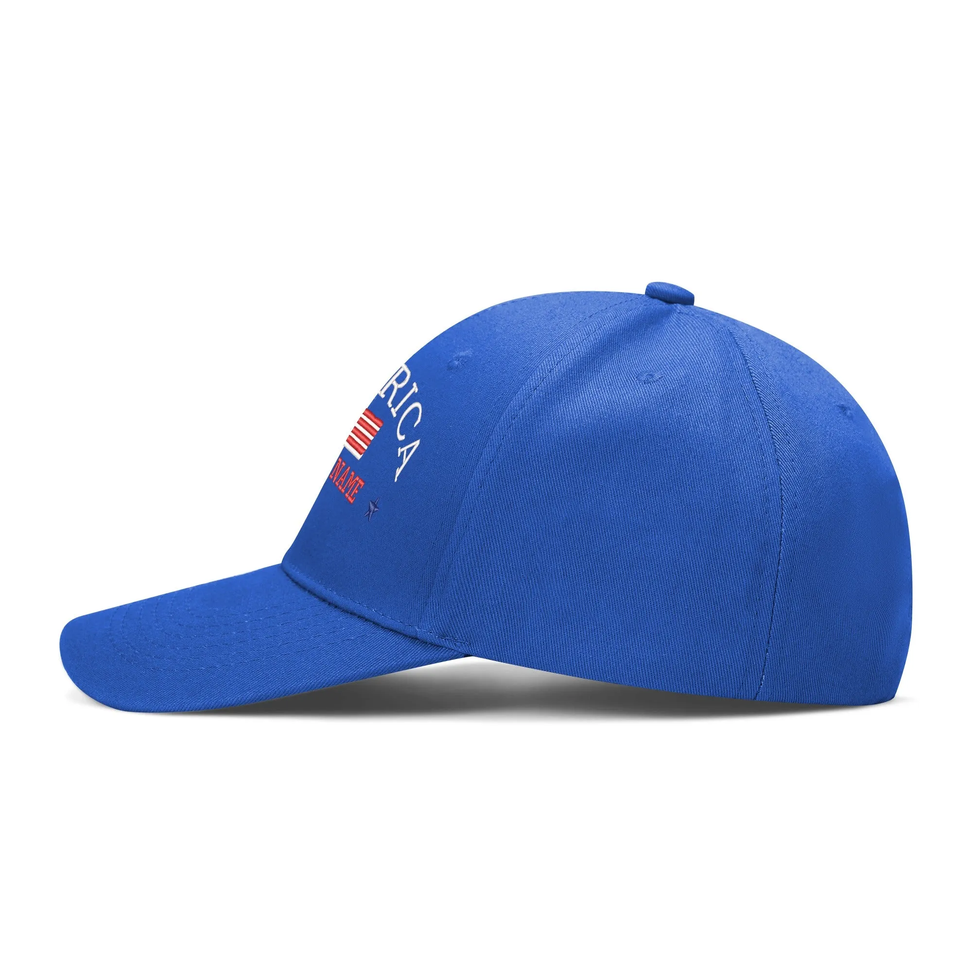 Customizable Name American Embroidered Baseball Cap