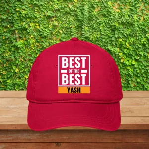 Customized Best of the Best Cap | Birthday and Raksha Bandhan Gift