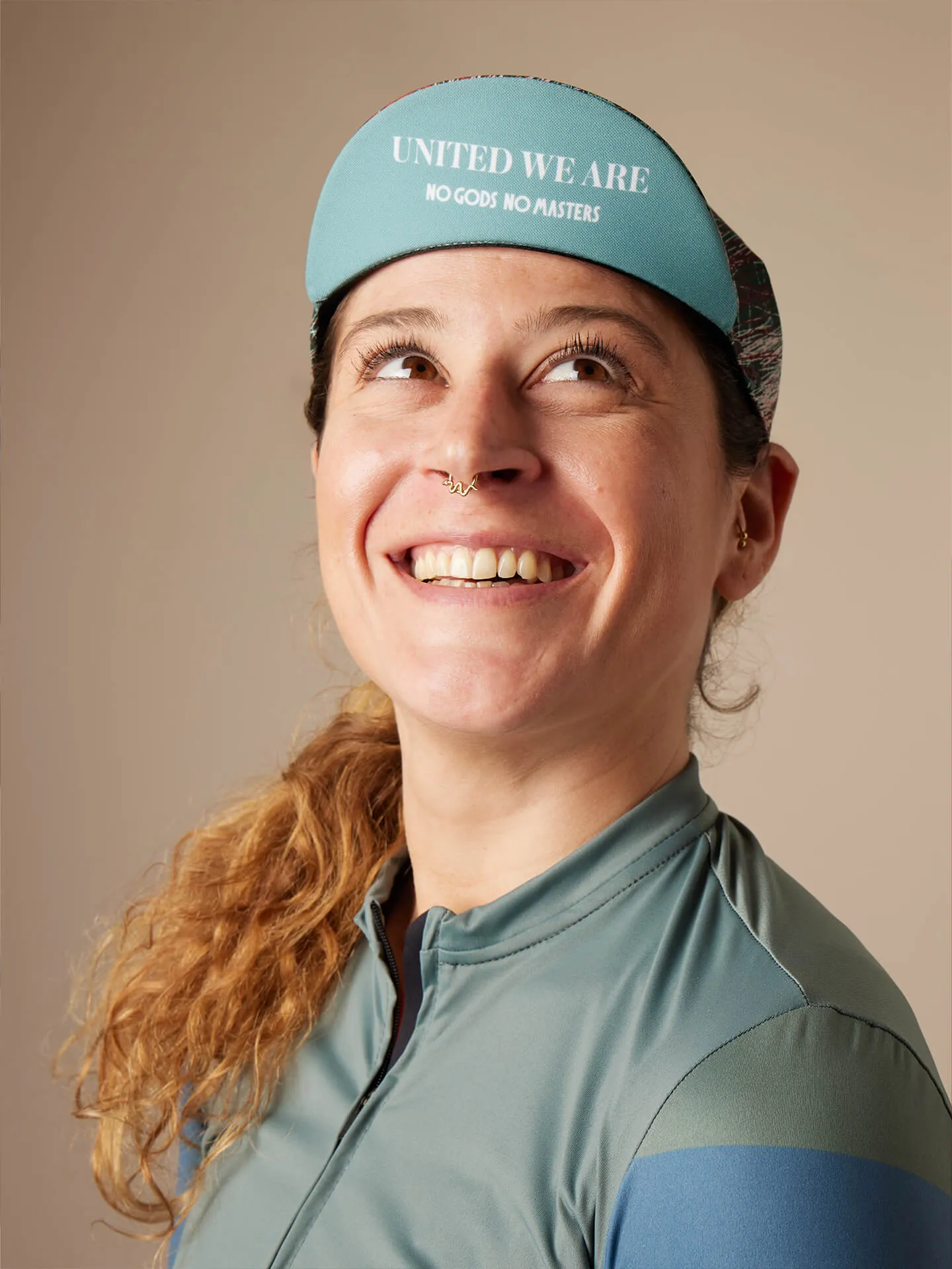 Cycling Cap — Tri-Summer Basquiat Forest Green