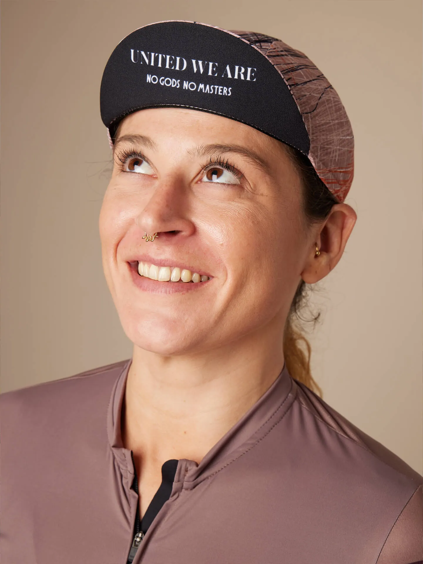 Cycling Cap — Tri-Summer Basquiat Sandy Mud