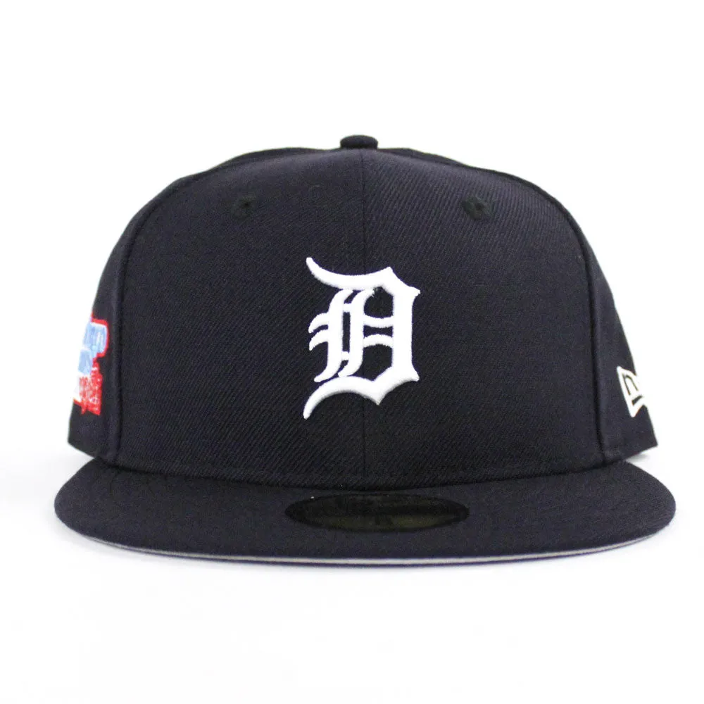 Detroit Tigers 1984 World Series New Era 59Fifty Fitted Hat Ver 2 (Navy Gray Under Brim)