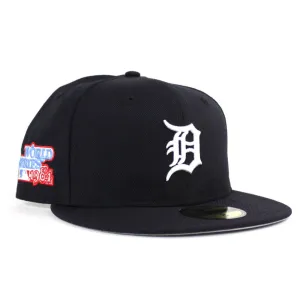 Detroit Tigers 1984 World Series New Era 59Fifty Fitted Hat Ver 2 (Navy Gray Under Brim)