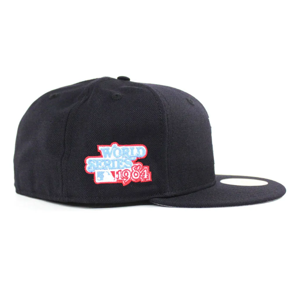Detroit Tigers 1984 World Series New Era 59Fifty Fitted Hat Ver 2 (Navy Gray Under Brim)