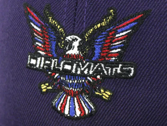 DIPSET x NEW ERA Diplomats 59Fifty New Era Fitted Hat (Purple Gray Under Brim)