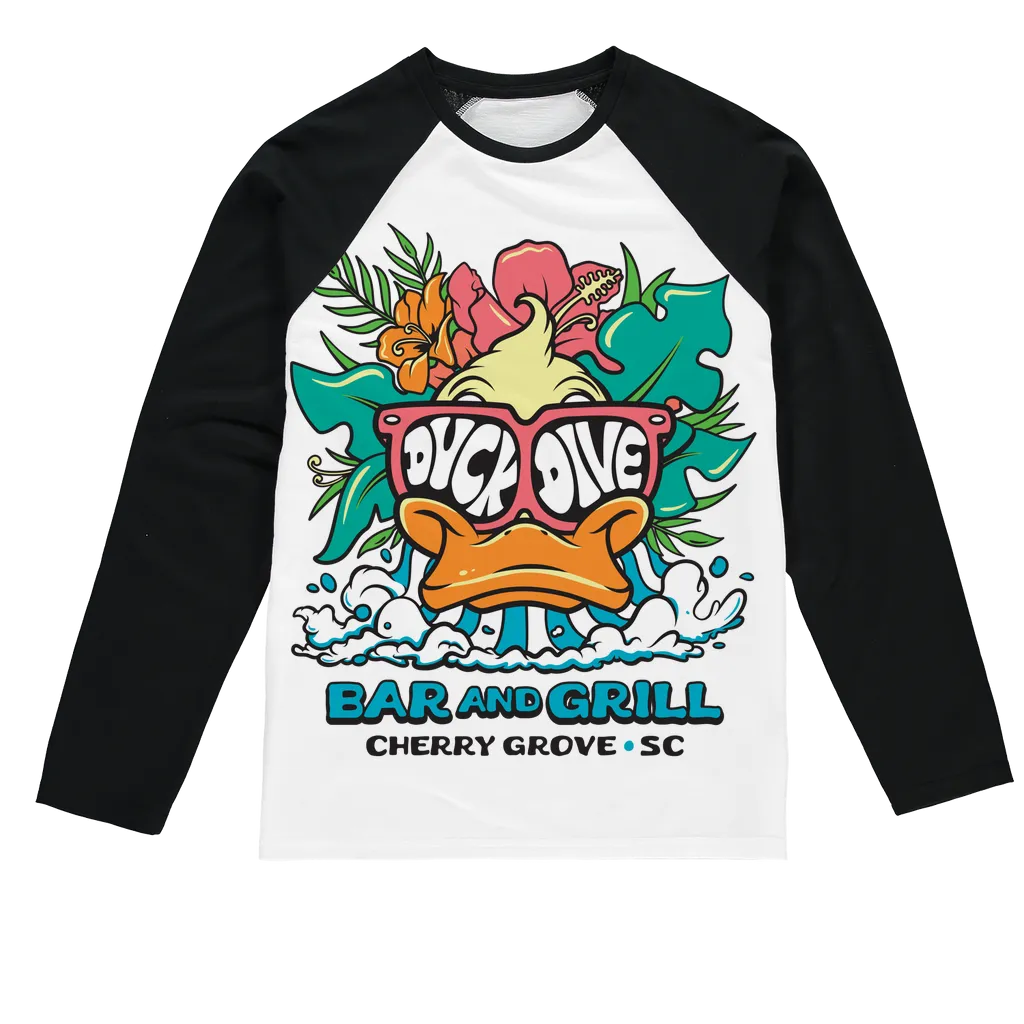Duck Dive Baseball Long Sleeve T-Shirt