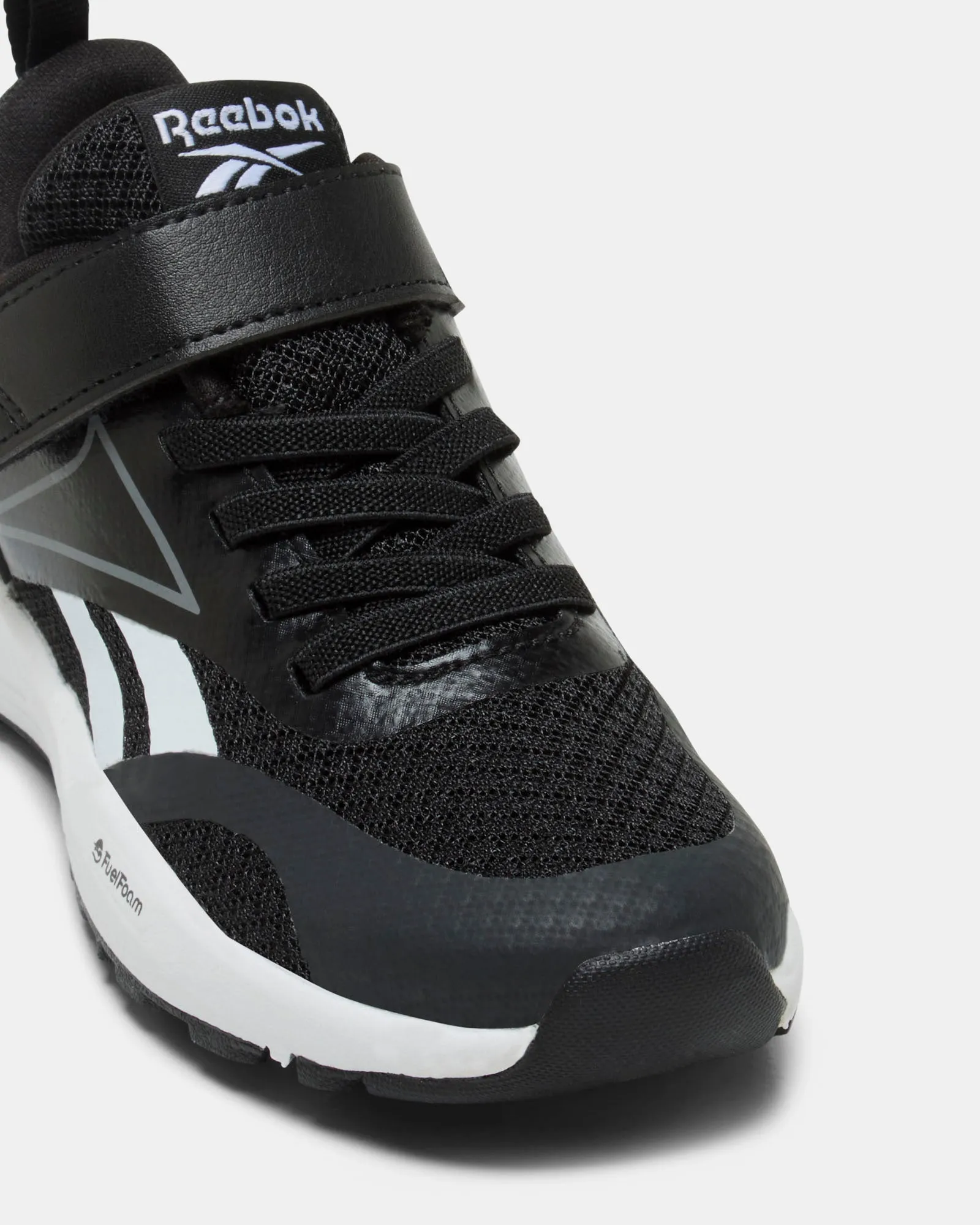Energen Run Elastic Lace & Top Black/White/Grey