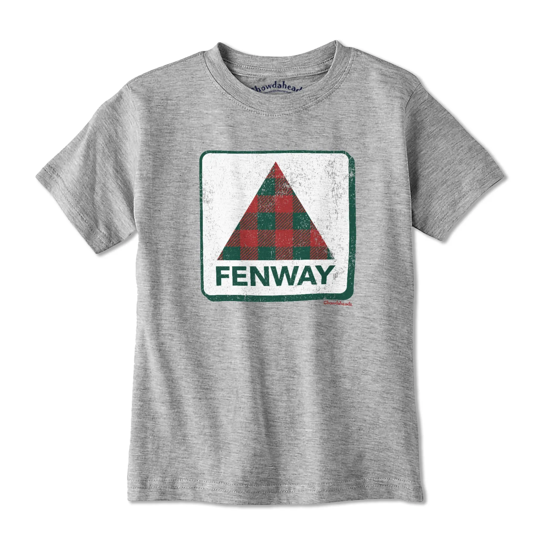 Fenway Holiday Plaid Youth T-Shirt