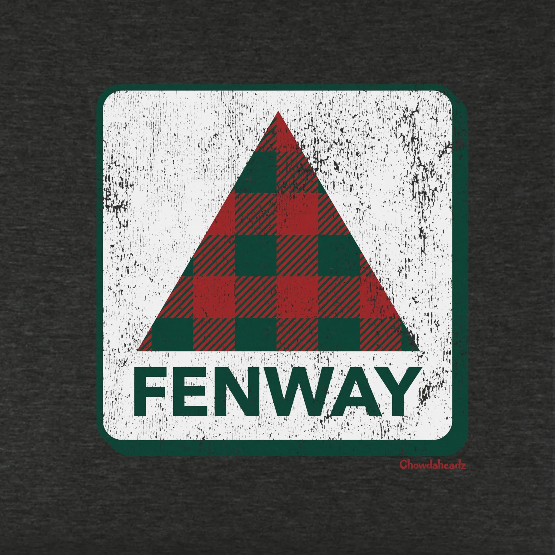 Fenway Holiday Plaid Youth T-Shirt