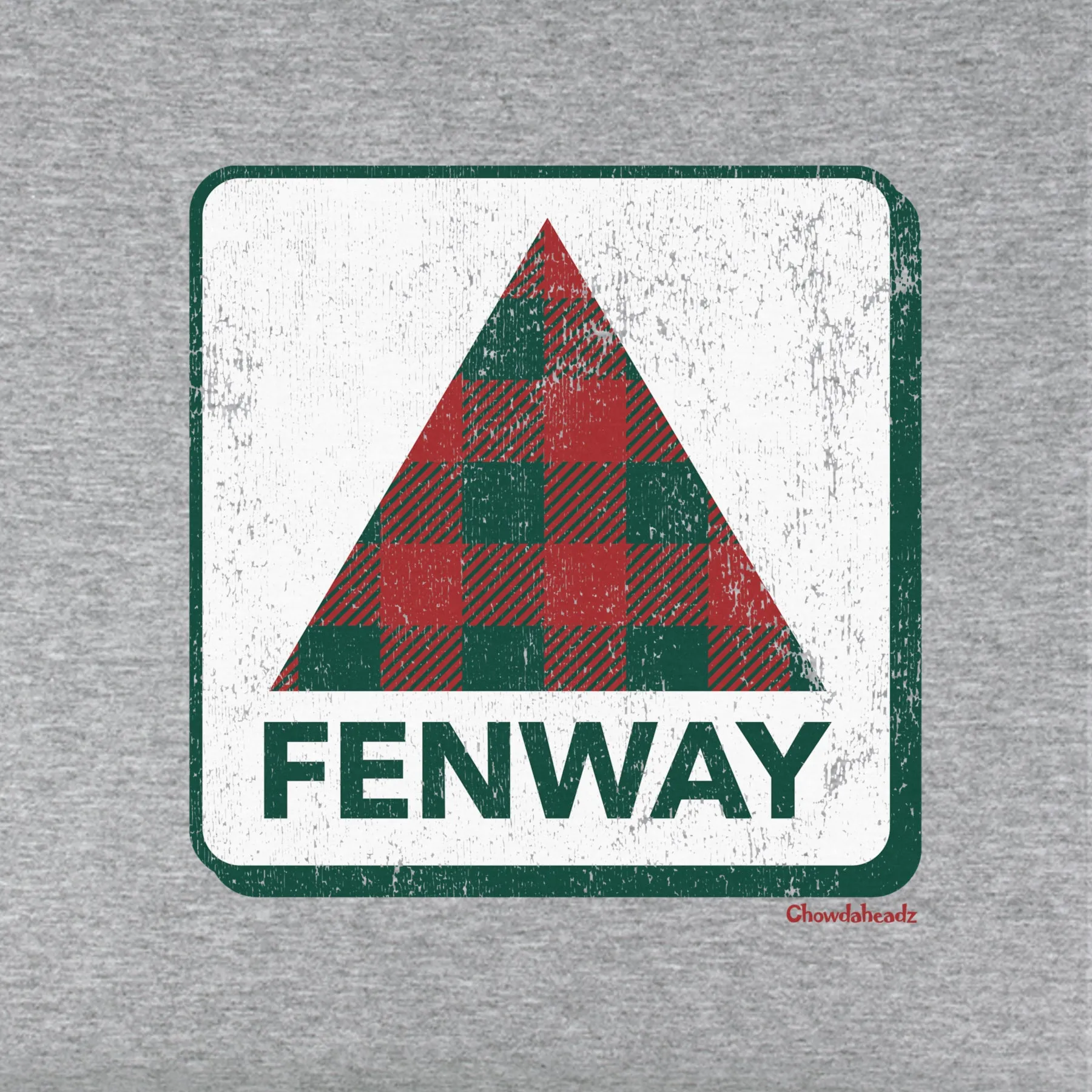 Fenway Holiday Plaid Youth T-Shirt