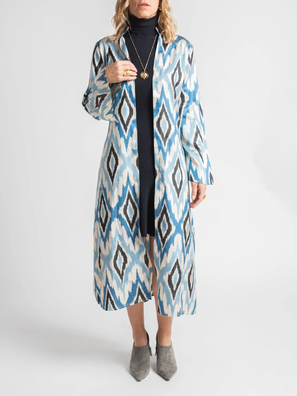 Fergana Silk Caftan Duster