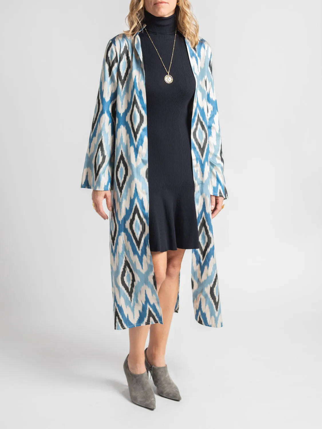 Fergana Silk Caftan Duster
