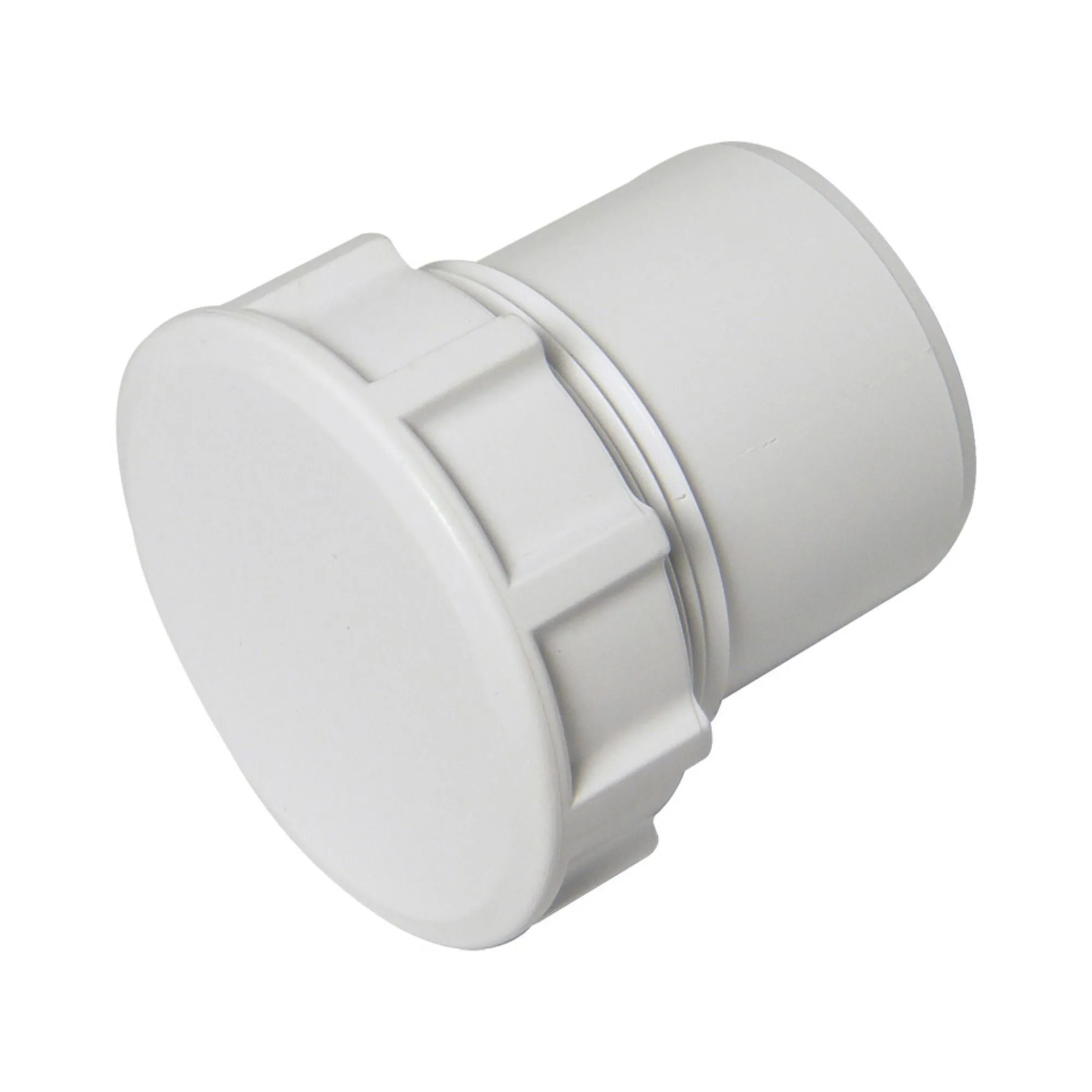 FloPlast ABS Solvent Weld Access Plug 50mm White (Pack of 5)