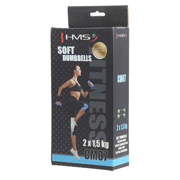 Gantera aerobic HMS CM07 Verde (set 2x1.5kg)