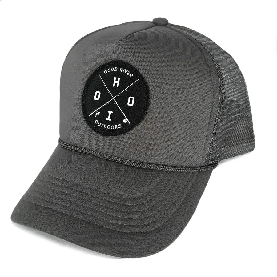 Good River Charcoal Foamy Trucker